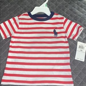 Red striped Ralph Lauren TShirt
